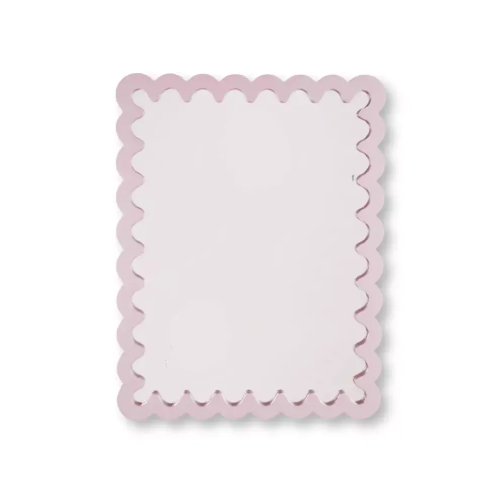 Wavey Speil 33x43 Lys Rosa
