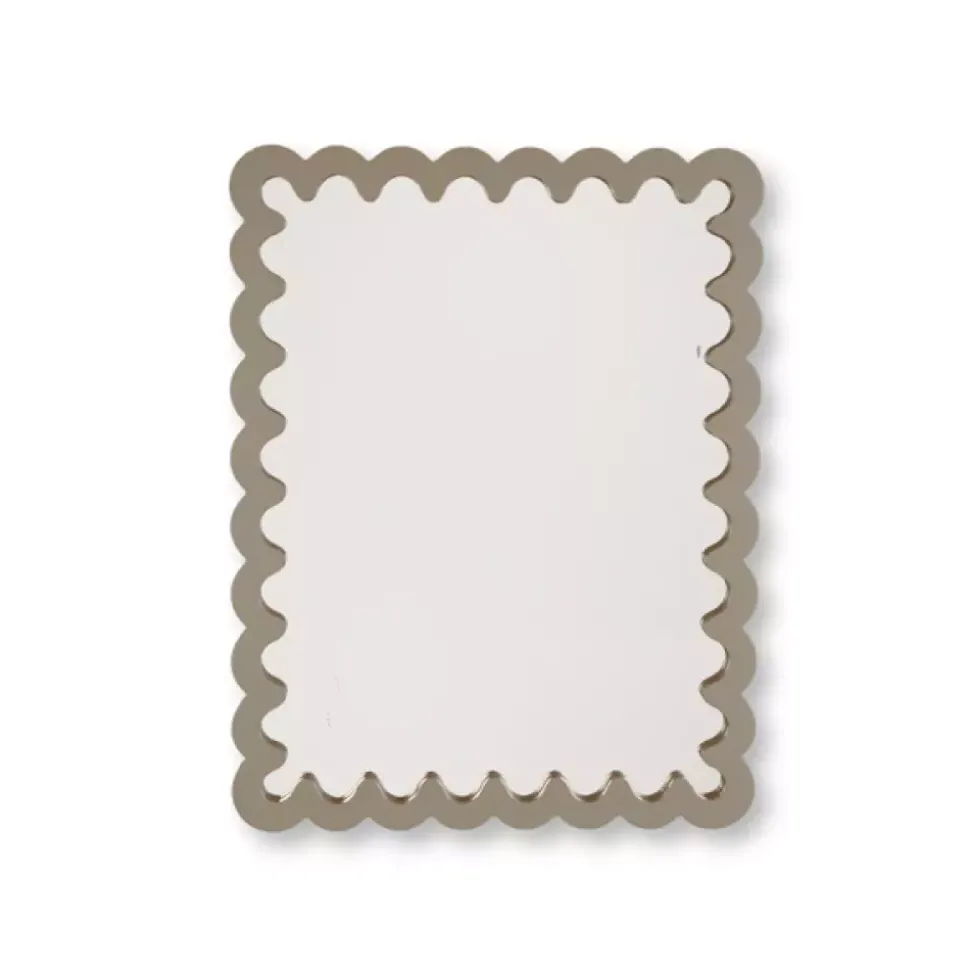 Wavey Speil 33x43 Taupe