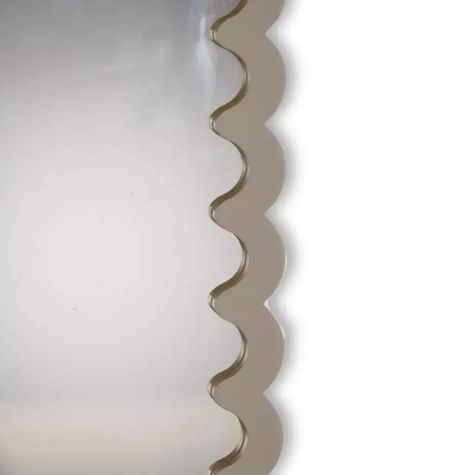 Wavey Speil 33x43 Taupe
