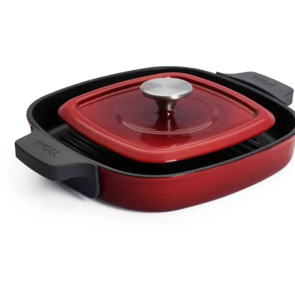 Woll - Iron - Grillpanne m/biffpresse - 1,6 l