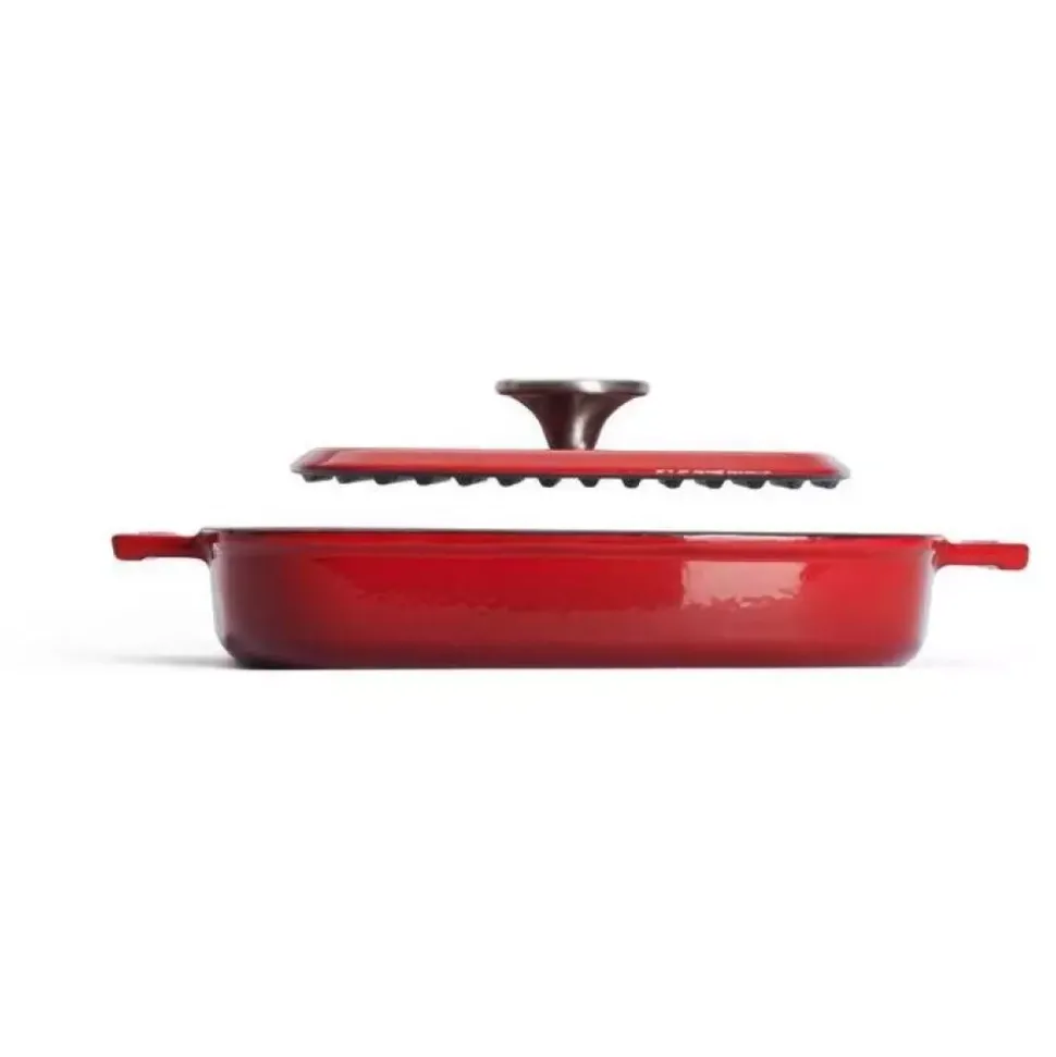 Woll - Iron - Grillpanne m/biffpresse - 1,6 l