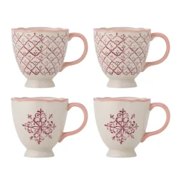 Wonderland Krus S/4 Rosa Keramikk