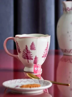 Wonderland Krus S/4 Rosa Keramikk