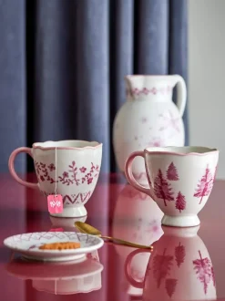 Wonderland Krus S/4 Rosa Keramikk