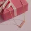 Word Candy Tag Necklace Kiss