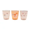 Yummy Miniglass 3pk Happy Clouds Papaya
