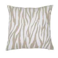 Zebra Putetrekk Hvit/Lin