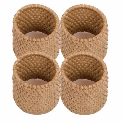Ziczac - Rattan - Serviettring s/4 Beige