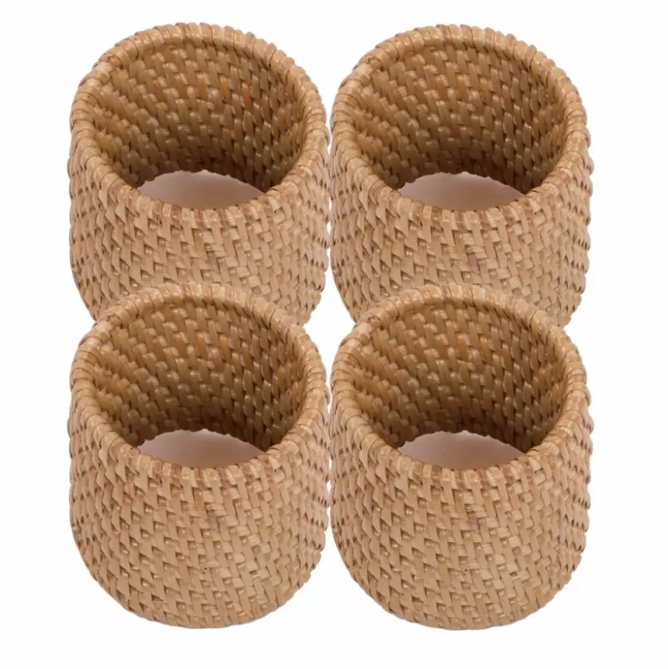 Ziczac - Rattan - Serviettring s/4 Beige