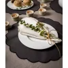 Ziczac - Scallopped - Dekkebrikke tekstil 2-pk Grå