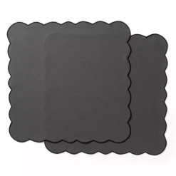 Ziczac - Scallopped - Tekstilserviett 2-pk Grå