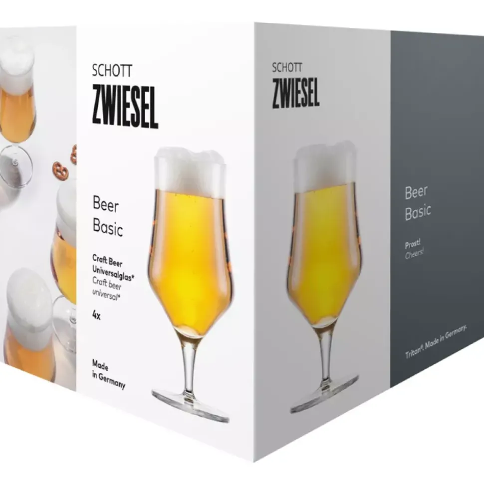Zwiesel - Beer Basic Craft - Lager Ølglass 4-pk - 30 cl