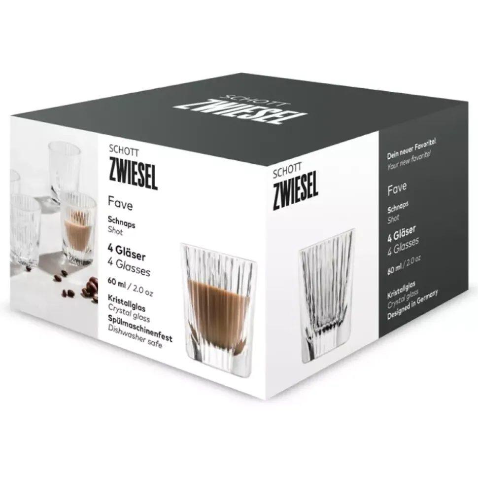 Zwiesel - Fave - Shotglass 4-pk - 6 cl